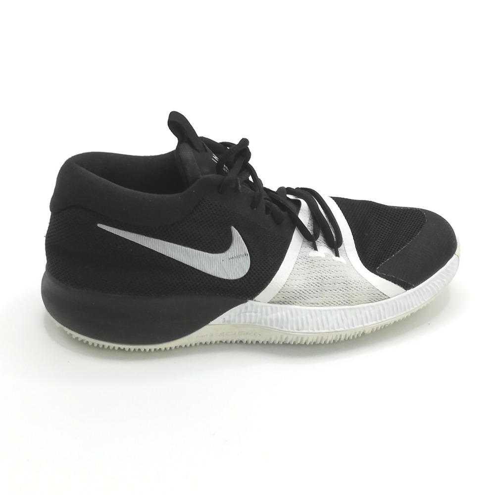 Nike Shoes‎ Boys Sneaker Zoom Assersion Basketball Black White Youth 6.5Y